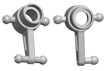 Hjulnav Fram V&H (2) i gruppen RADIOSTYRD BIL / Reservdelar / WL Delar hos Rynosx4 Hobbyshop AB (WLK989-34)