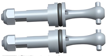 Drivaxel (2) i gruppen RADIOSTYRD BIL / Reservdelar / WL Delar hos Rynosx4 Hobbyshop AB (WLP929-20)