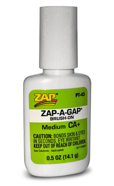 ZAP CA+ 1/2 oz 14.3gr Brush-On Green