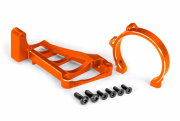 Traxxas Motorfste Fram & Bak Set Alu Orange Maxx Slash
