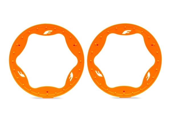 "Traxxas Beadlock Ringar Orange Pro Scale Sand Car Race4.3"" Bak (2)"