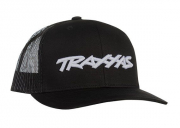 Traxxas Keps Trucker Style Sv�ngd Sk�rm Svart (Vit Logo)