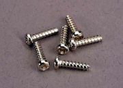 Traxxas Skruv 2,6x10mm Sjlvgngande (6)