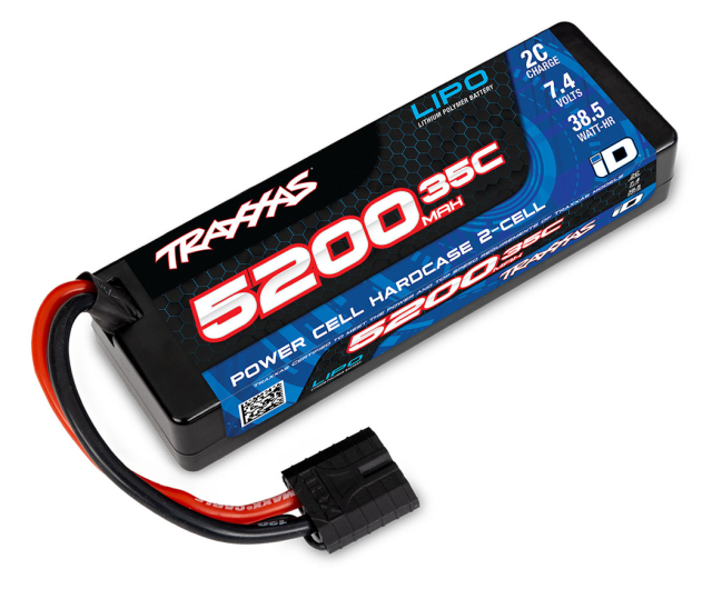 Traxxas Li-Po Batteri 2S 7,4V 5200mAh 35C iD-kontakt
