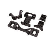 Låsning Karossfäste Fram+Bak Clipless Svart Rustler 2WD