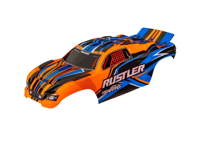 Traxxas Kaross Rustler 2WD Clipless Orange