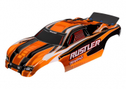 Traxxas Kaross Rustler 2WD Orange Mlad