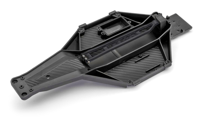 Chassi LCG Bottenplatta Svart Slash 2WD