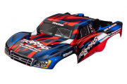 Traxxas Kaross Slash 2WD/4x4 Röd & Blå Målad