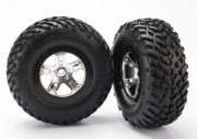 Traxxas Dck & Flg SCT/SCT Matt Krom-Svart 4WD/2WD Bak (2)