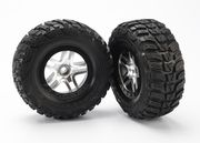 Traxxas Dck & Flg Kumho/SCT Matt Krom-Svart 2WD Fram (2)