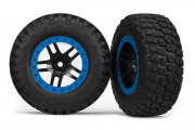 Traxxas Dck & Flg BFGoodrich/S-Spoke Svart-Bl 4WD/2WD Bak (2)