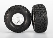 Traxxas Dck & Flg Kumho S1/S-Spoke Krom-Svart (14mm) (2)