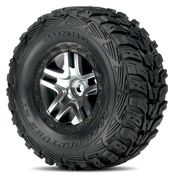 Traxxas Dck & Flg Kumho/S-Spoke Krom-Svart 4WD/2WD Bak (2)