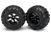 Traxxas Dck & Flg Canyon AT/Geode Svart 2.2'' 1/16 (2)