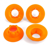 Traxxas Navkapslar Neon Orange (fr Hjul #9572) (4)