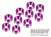 Brickor alu fr frsnkta M3 skruv Lila (10)
