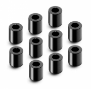 XRAY Alu Spacer 3x6x7mm - Svart (10)