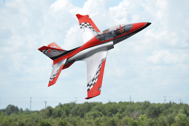 Black Horse Viper Jet MKII 1885mm EDF 120mm ARF Röd - Silver