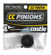 CASTLE  Pinion 22T - Mod 1 - 8mm hl