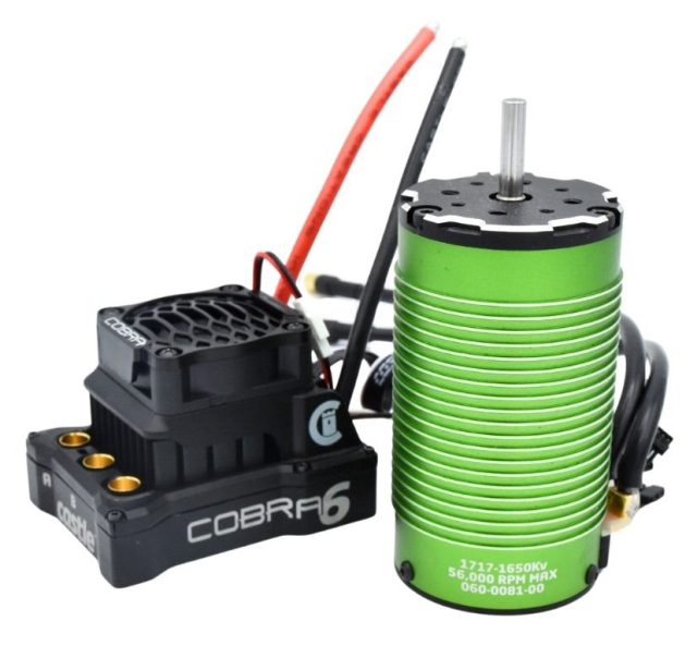 Castle Cobra 6 8S ESC, 1717-1650KV Motor Combo 1/6-1/8