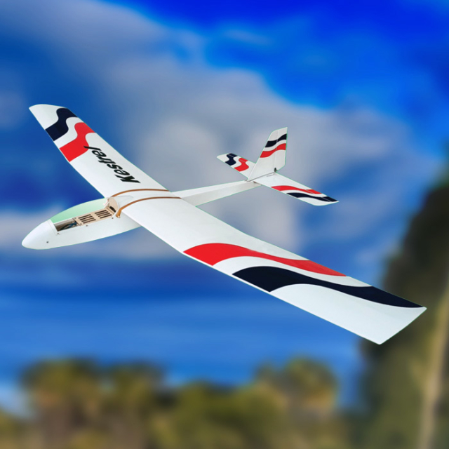 DPR Kestrel R/C EP Segelflyg 157cm Balsa ARF (utan elektronik)