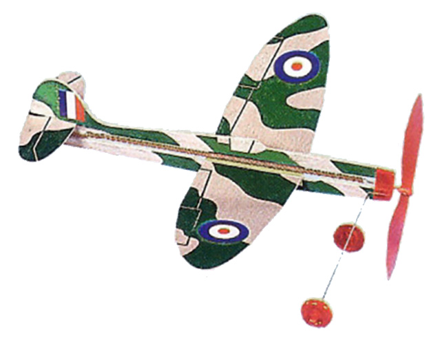 DPR Hurricane Friflyg Balsabyggsats Gummimotor