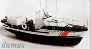 US Coast Guard Lifeboat 838 mm Träbyggsats
