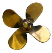 Propeller Mssing 4-blad Vnster 37,5mm