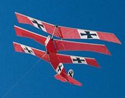 Fokker Triplane Flygande Drake 1219mm Trbyggsats