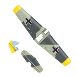 Volantex Vinge, Stjärtfena & Stabilisator BF109 400mm