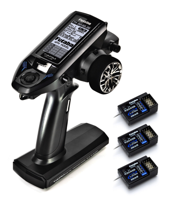 Futaba T4PM Plus Transmitter T-FHSS, 3x R304SB