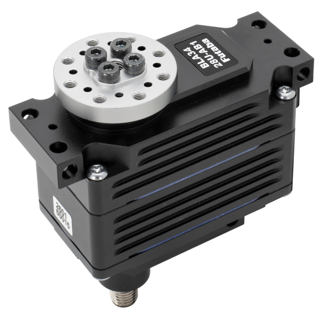 BLA34-28U-AB1 Industriservo BL 63x34x52.4mm 28V/157kg/cm Vinklad kabel