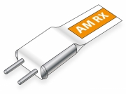 RX AM 40.665 Mottagarkristall