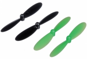 Propeller sats X4 svart - grön