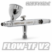 Hobbynox FLOW-TF V2 Airbrush Top Feed 0.3/0.5/0.8mm 2/5/13cc 1.8m Slang