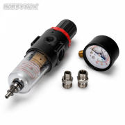 Hobbynox Luftregulator med Manometer och Luftfilter G1/8 & G1/4