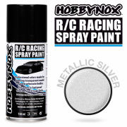 Hobbynox Metallic Silver R/C Racing Spray Frg 150 ml