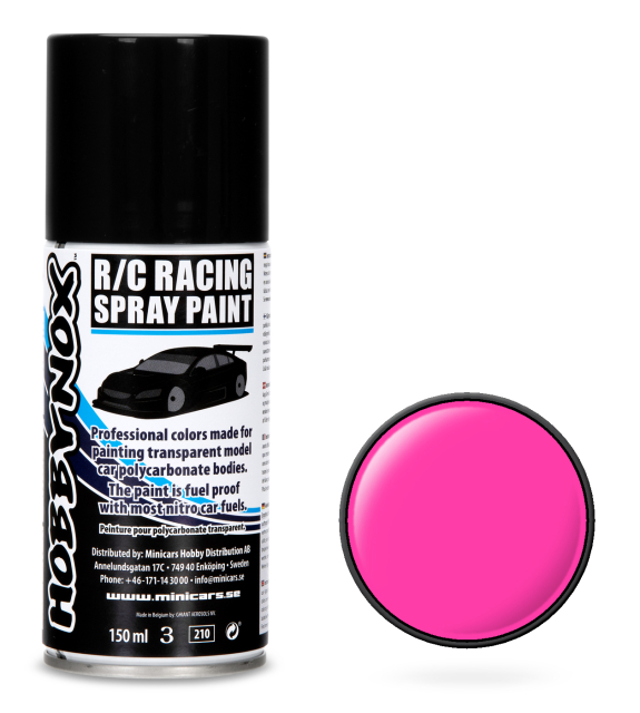 Hobbynox Neon Rosa R/C Racing Spray Färg 150 ml
