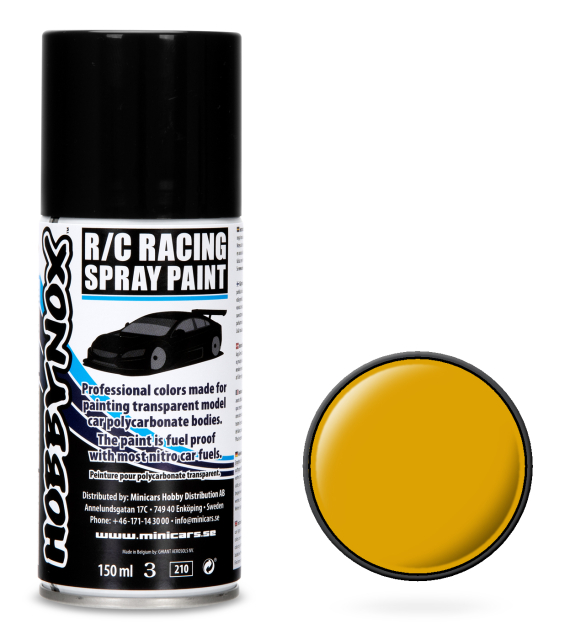 Hobbynox Camel Gul R/C Racing Spray Färg 150 ml