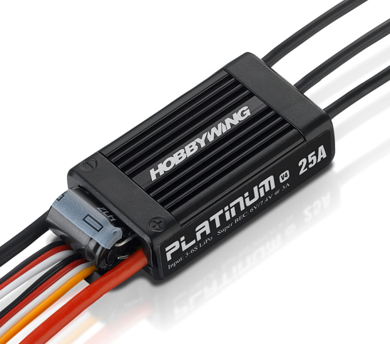 Hobbywing Platinum 25A Fartreglage 3-6S V4