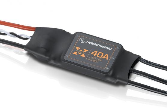 Hobbywing XRotor 40A Fartreglage 3-6S 3.5mm Kontakter Multirotor