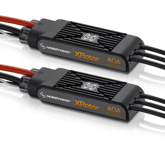 Hobbywing XRotor Pro 40A Fartreglage 3-6S 3.5mm Kontakter Multirotor (2)