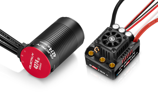 Hobbywing QuicRun Combo 8BL150 G2 - 4274SL 2000kV G2 Sensorlös
