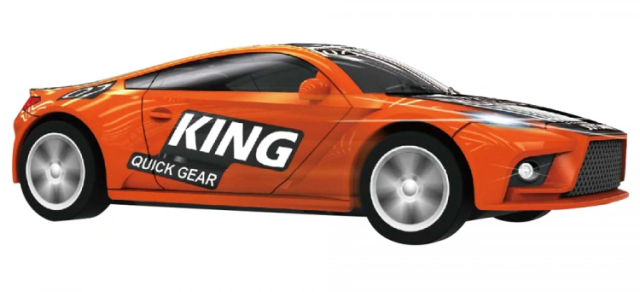 Joysway Bil King Orange Racer 1/43