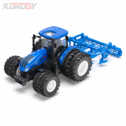 Korody Traktor med dubbla hjul och markhyvel RC RTR 1:24