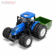 Korody Traktor med dubbla hjul och tiltskopa RC RTR 1:24