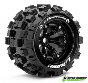 Dck & Flg MT-MCROSS 3,8" Svart 1/2-offset (2)