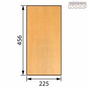Basswood Plywood 2.5x225x456 mm 3-ply