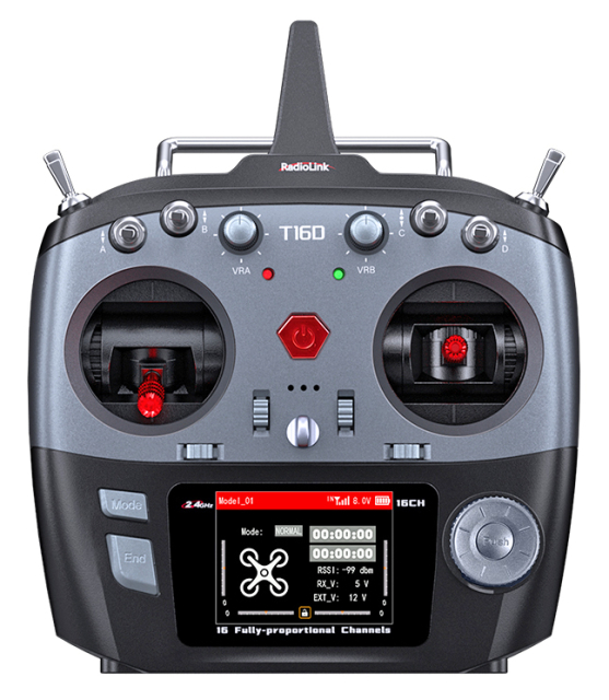 RadioLink T16D Radio Mode-2 med 2x R16F Mottagare
